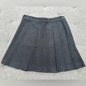 EUC JACADI GREY PLEAT AND POCKET KILT SKIRT SIZE 8
